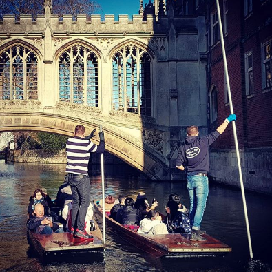 Punting in Cambridge