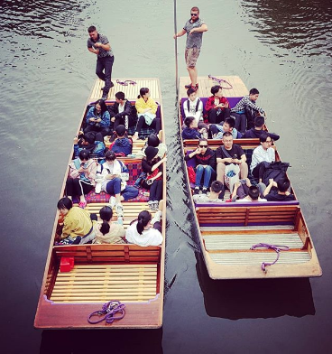 Punting in Cambridge